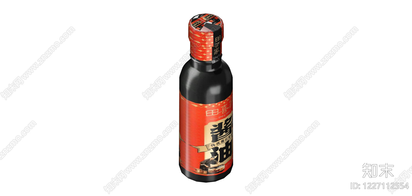 田喜家酱油瓶SU模型下载【ID:1227112554】