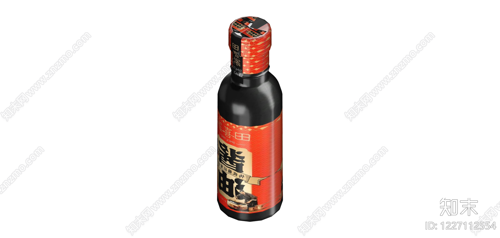 田喜家酱油瓶SU模型下载【ID:1227112554】