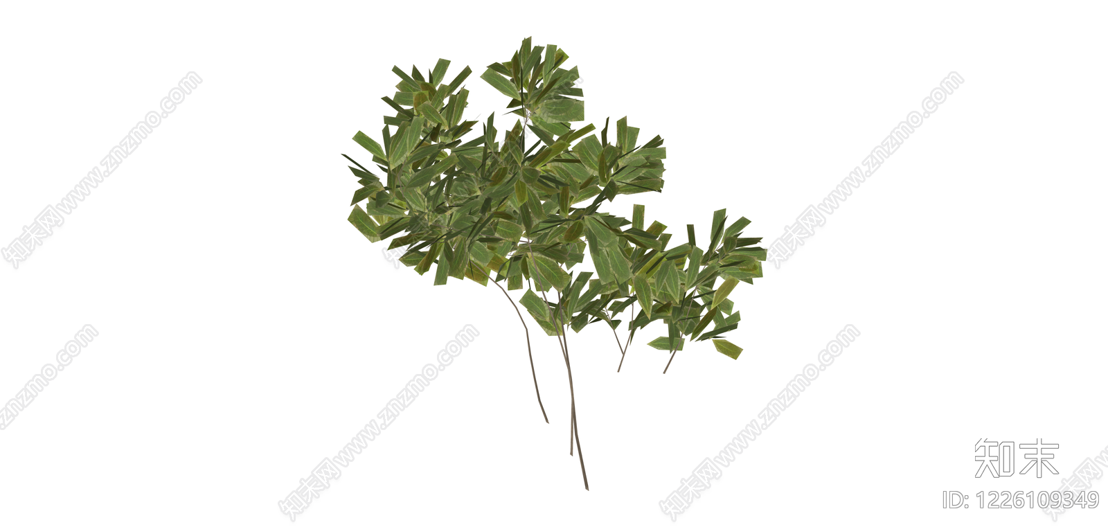 仿真绿植灌木丛SU模型下载【ID:1226109349】