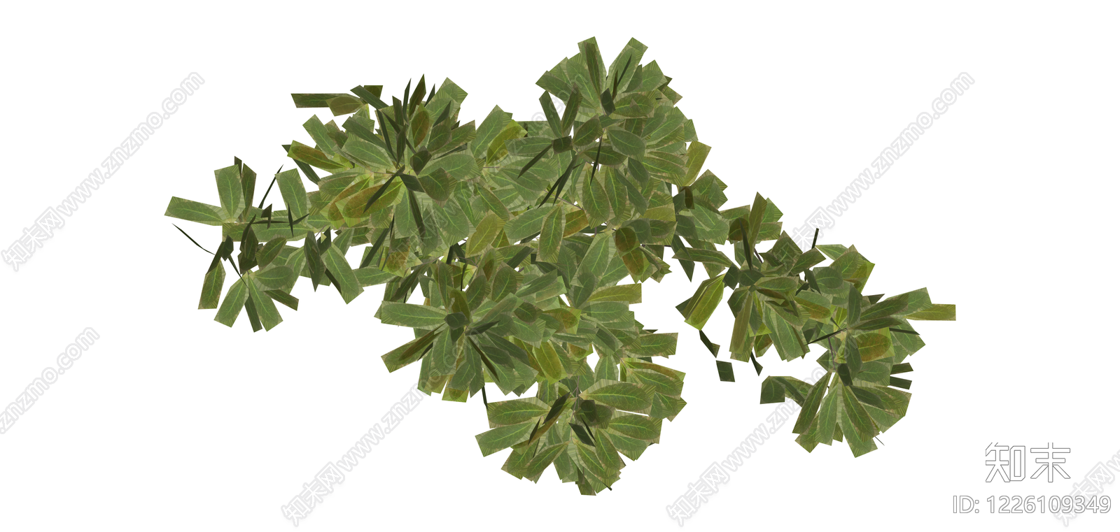 仿真绿植灌木丛SU模型下载【ID:1226109349】