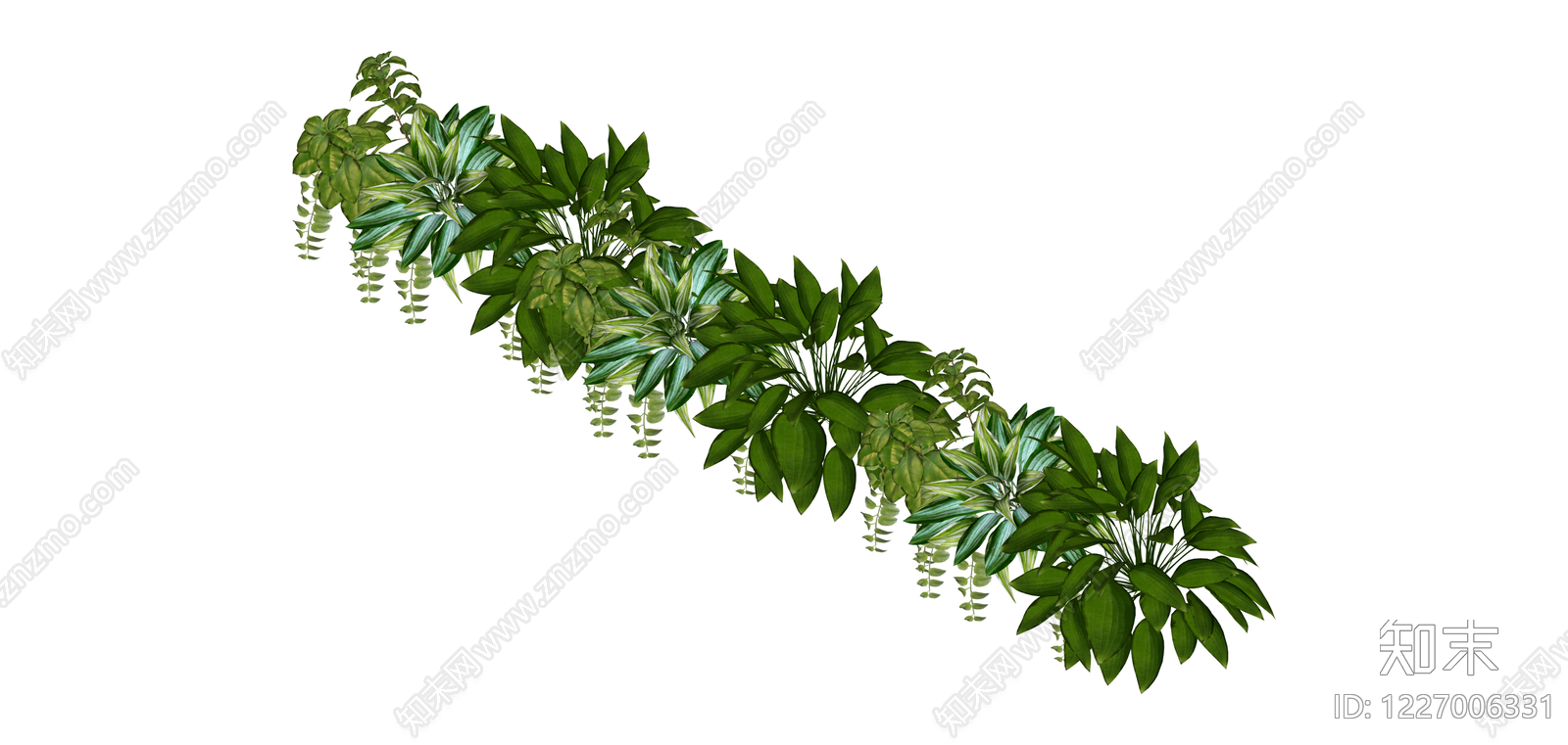 室内绿植组合景观SU模型下载【ID:1227006331】