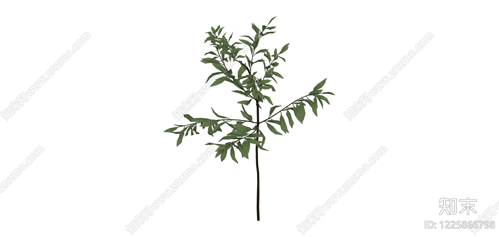 绿色灌木植物模型SU模型下载【ID:1225866798】