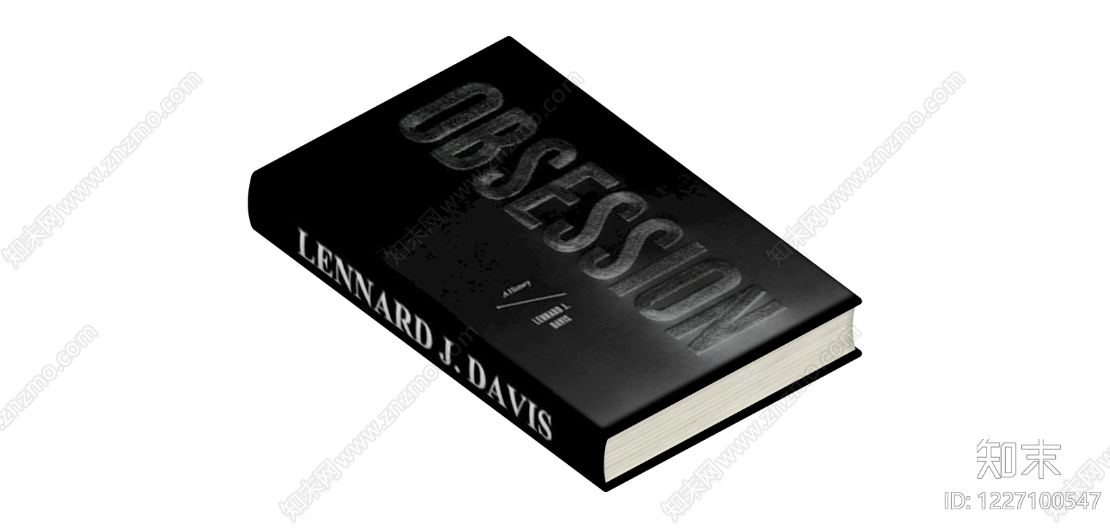 黑色精装书籍《Obsession》SU模型下载【ID:1227100547】