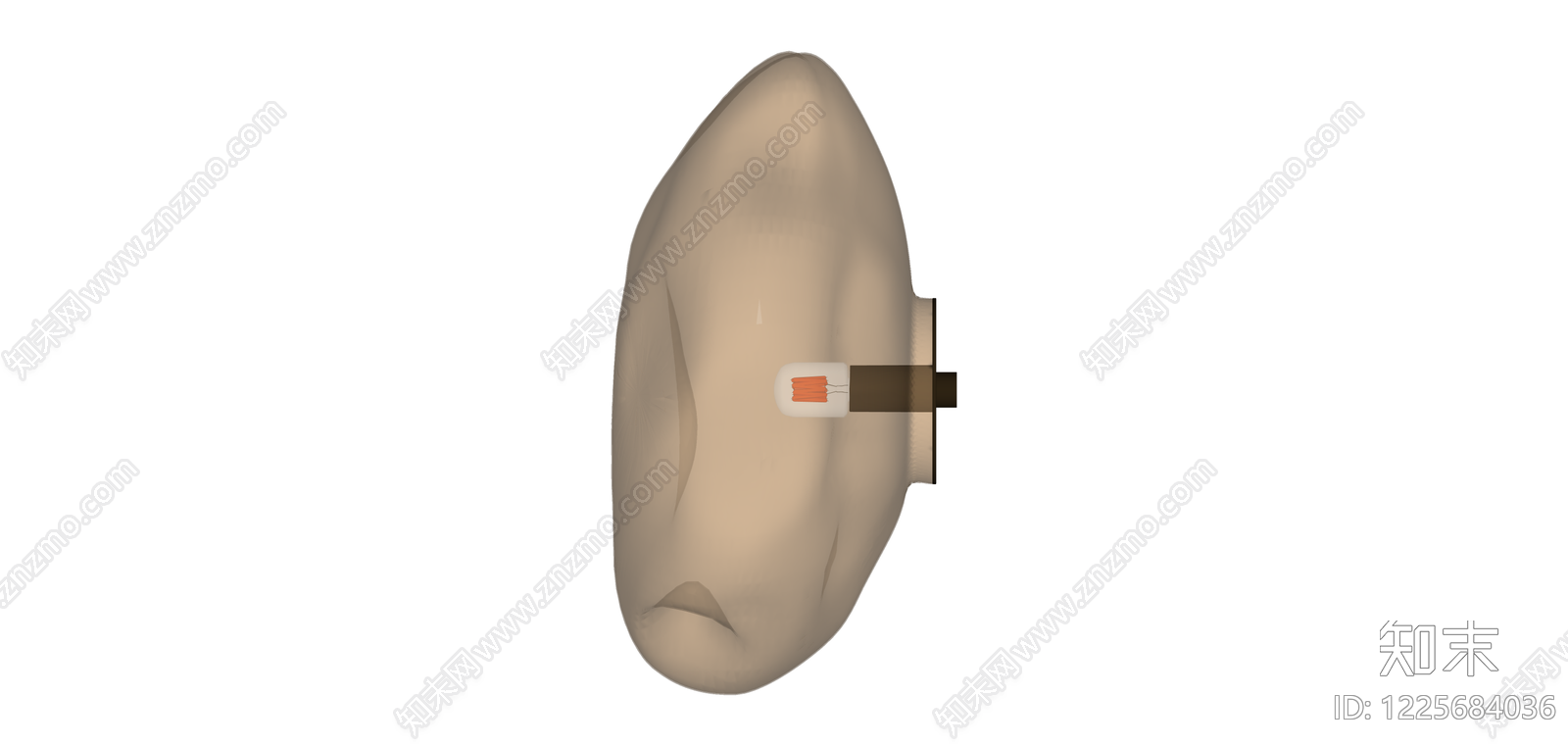 不规则造型壁灯SU模型下载【ID:1225684036】