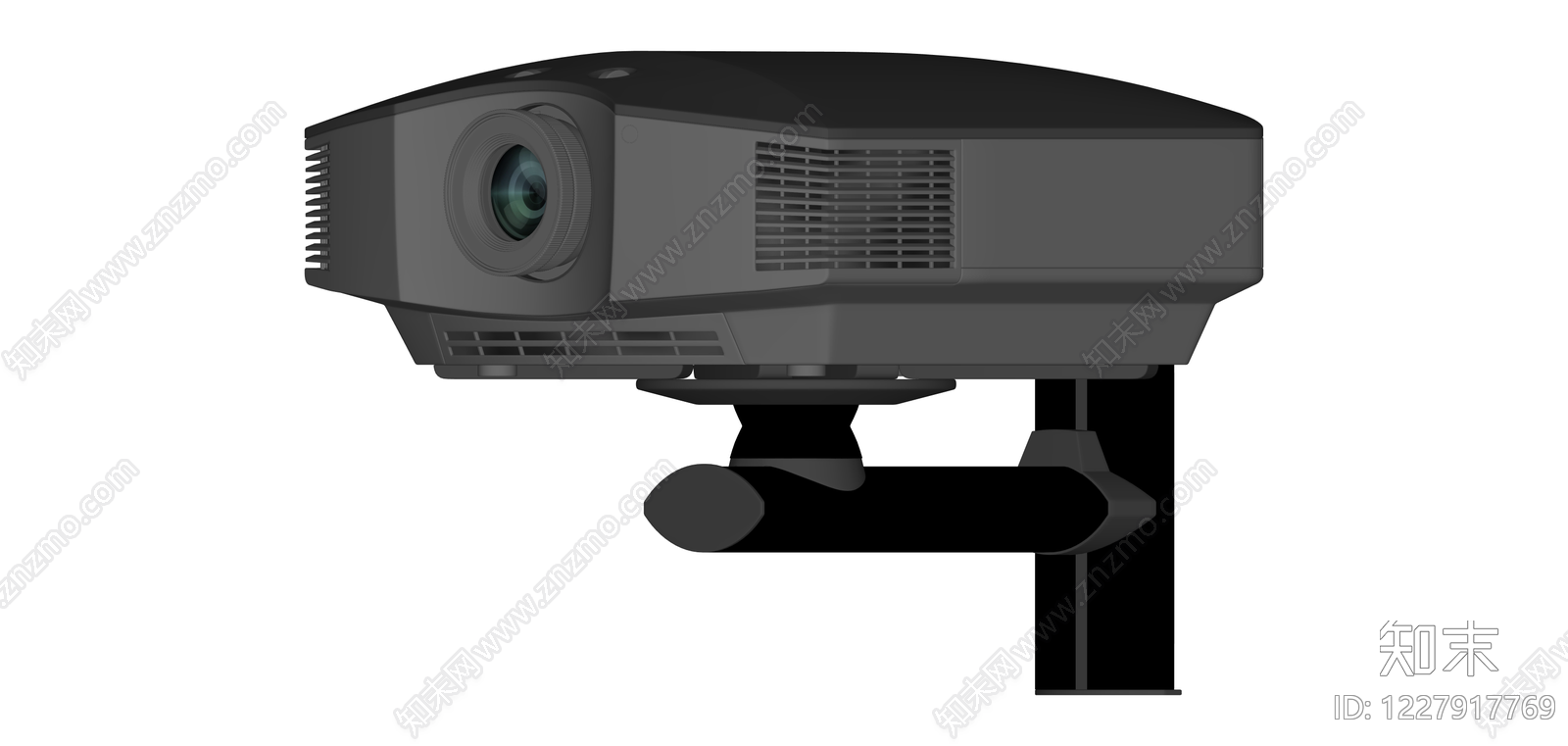 吊装投影仪模型SU模型下载【ID:1227917769】