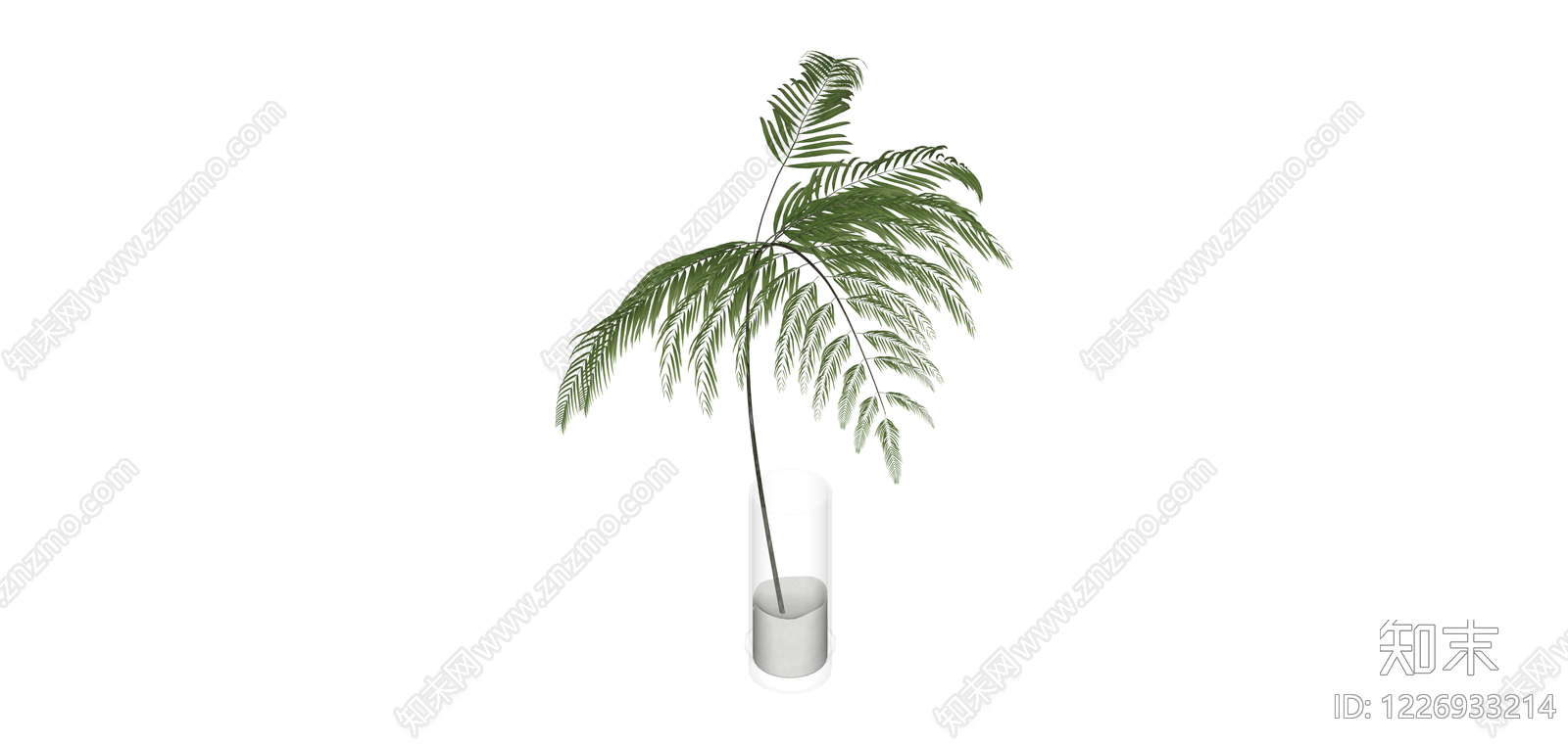 盆栽绿植SU模型下载【ID:1226933214】