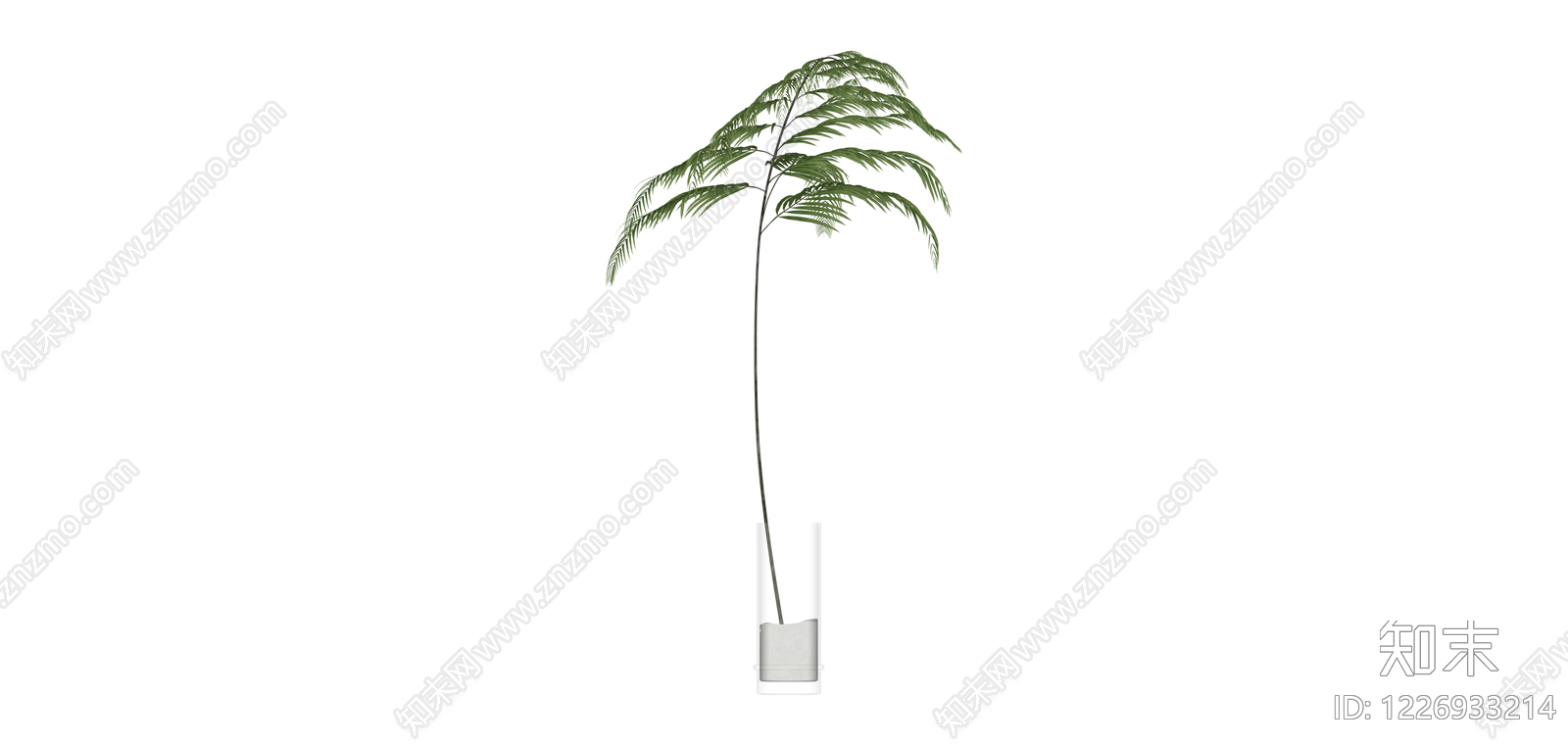 盆栽绿植SU模型下载【ID:1226933214】