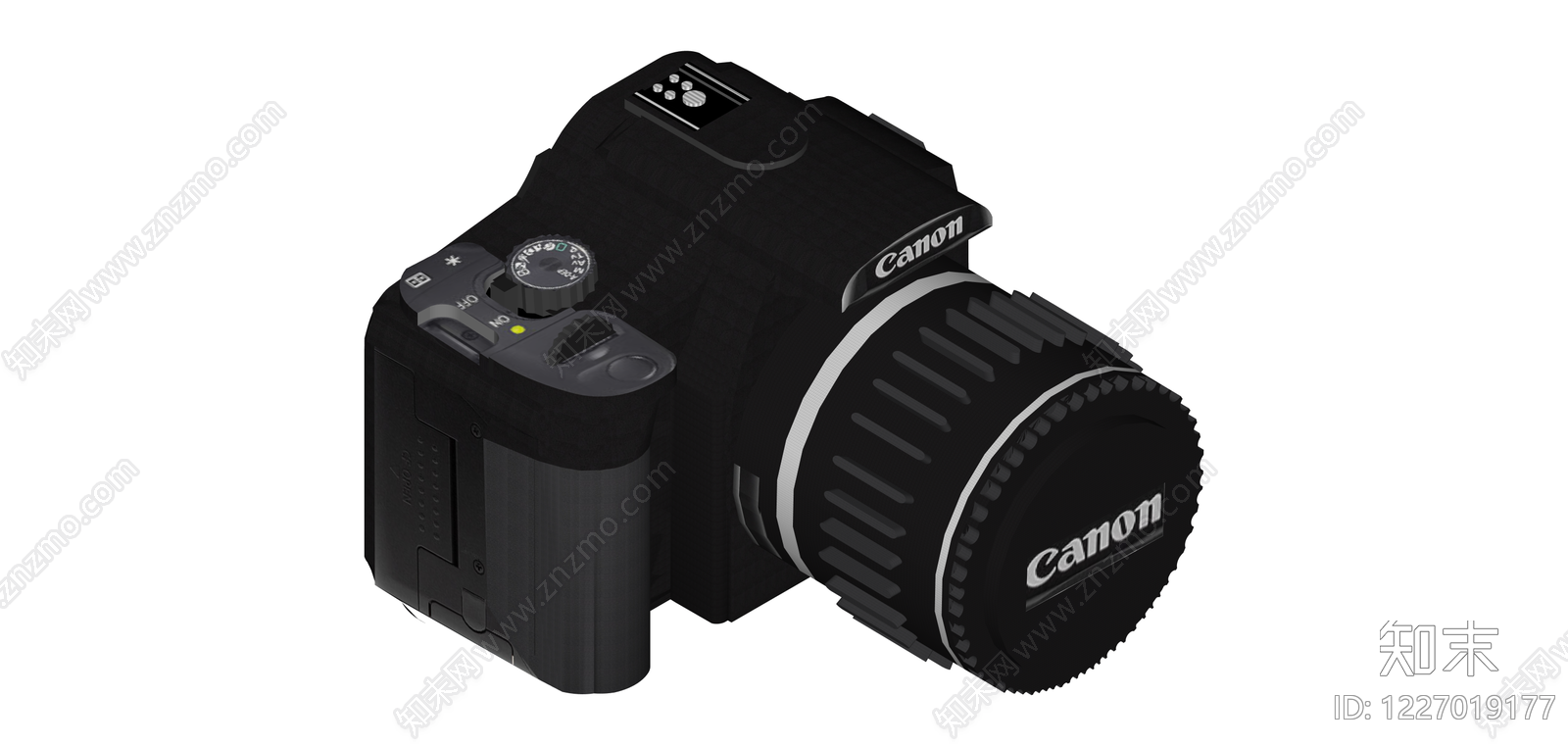 Canon单反相机模型SU模型下载【ID:1227019177】