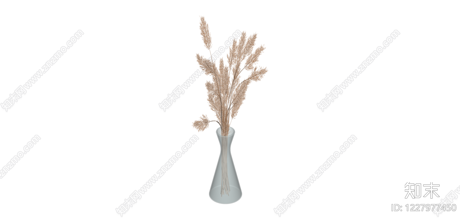 干花束插瓶装饰SU模型下载【ID:1227977450】