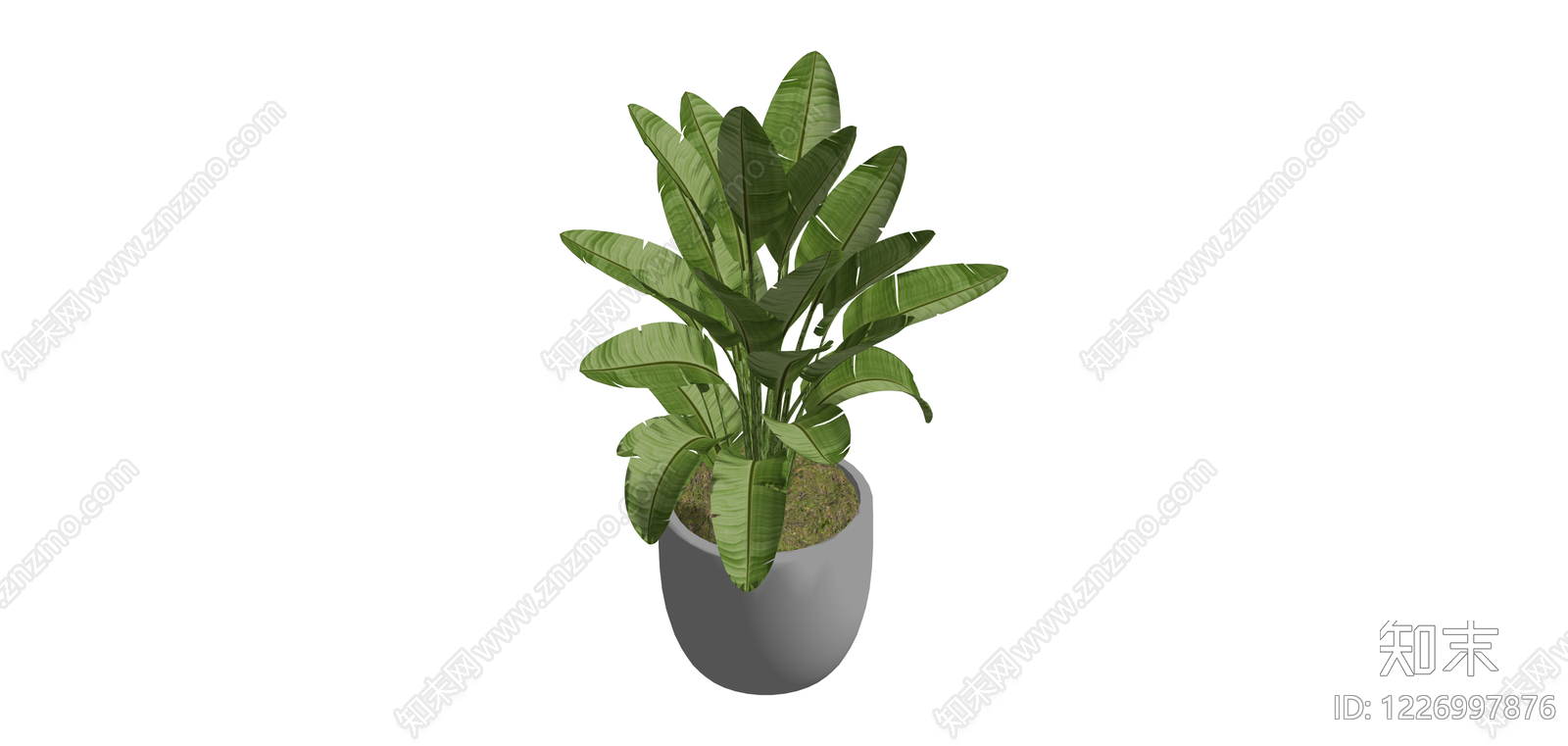 盆栽绿植SU模型下载【ID:1226997876】
