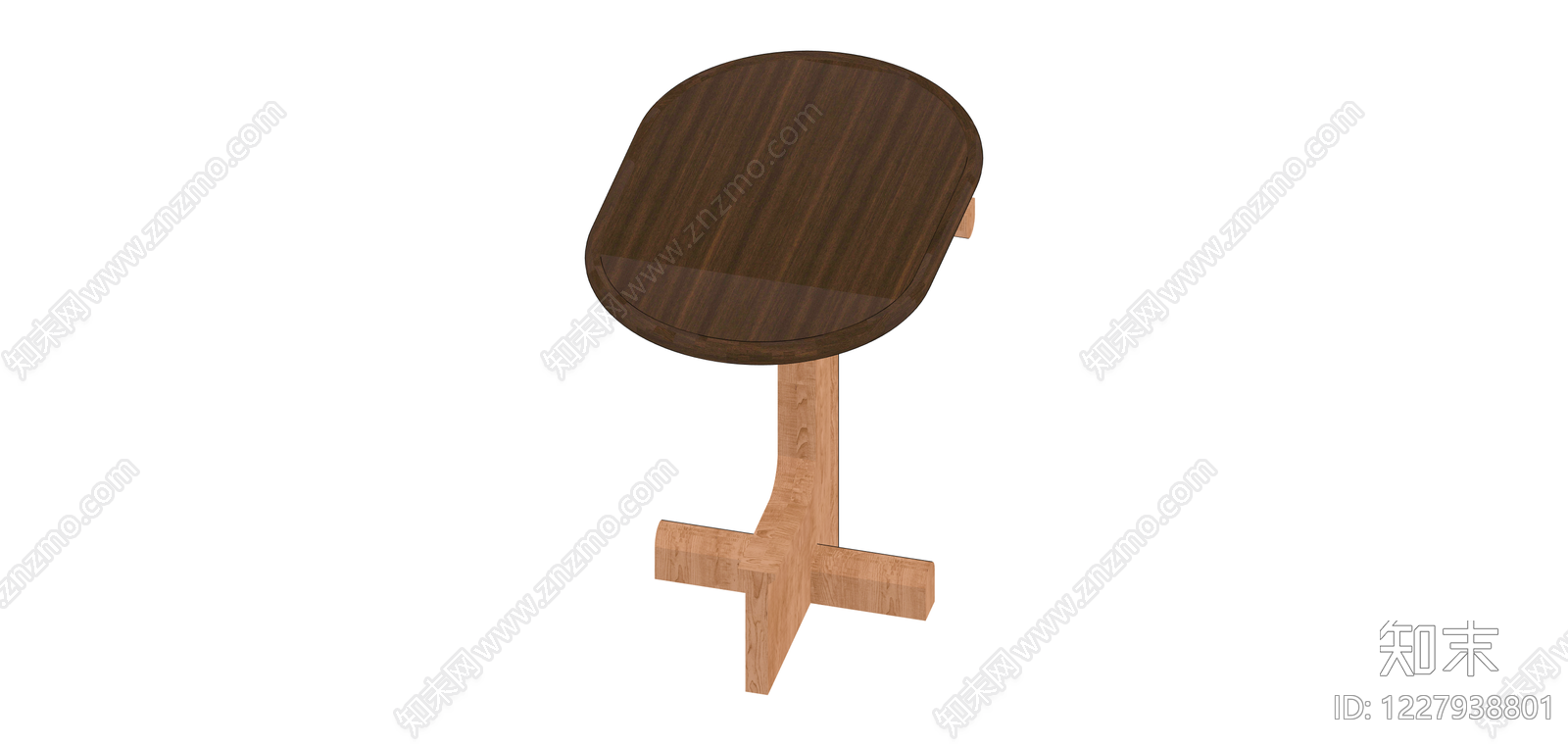 木质边几SU模型下载【ID:1227938801】