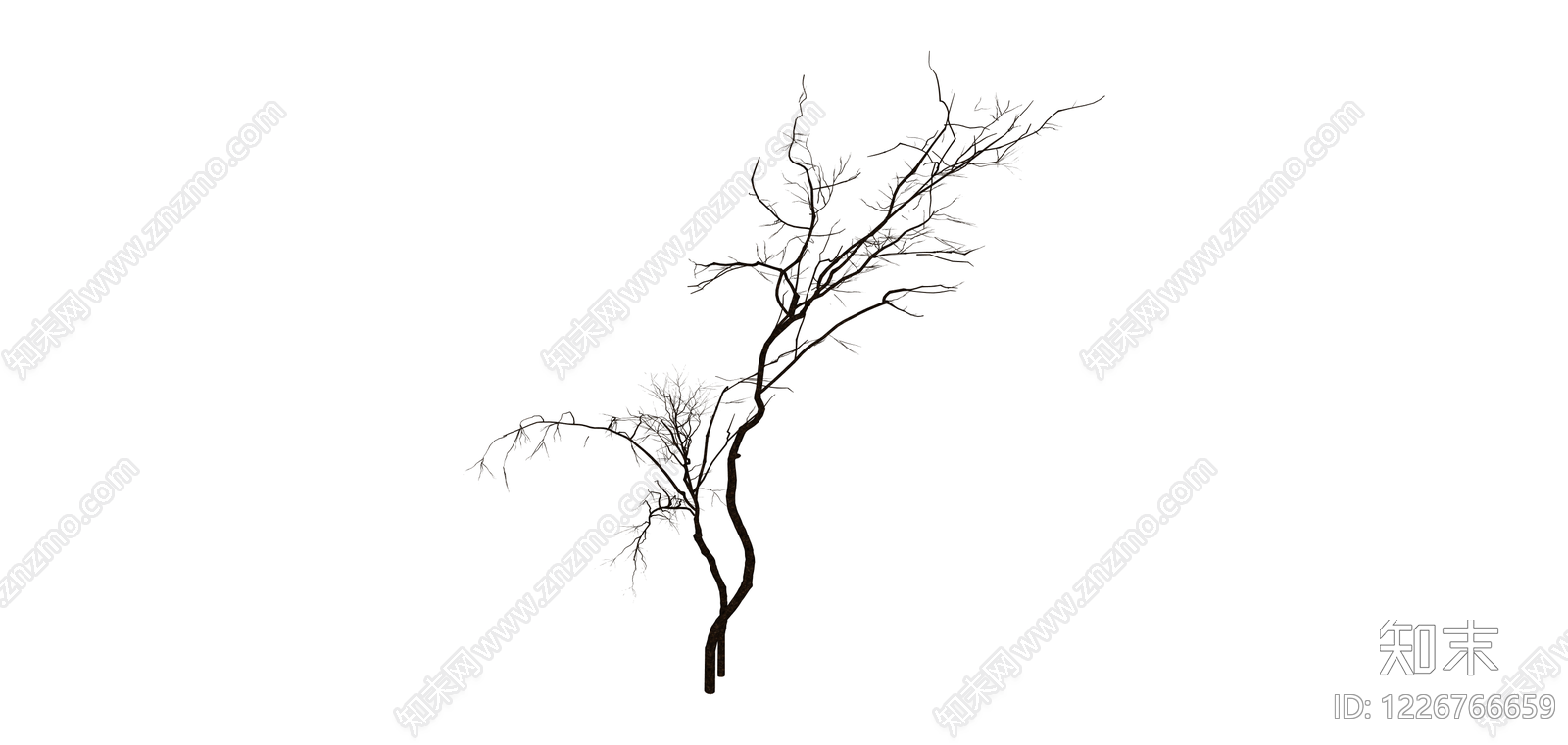 枯树/无叶树木SU模型下载【ID:1226766659】
