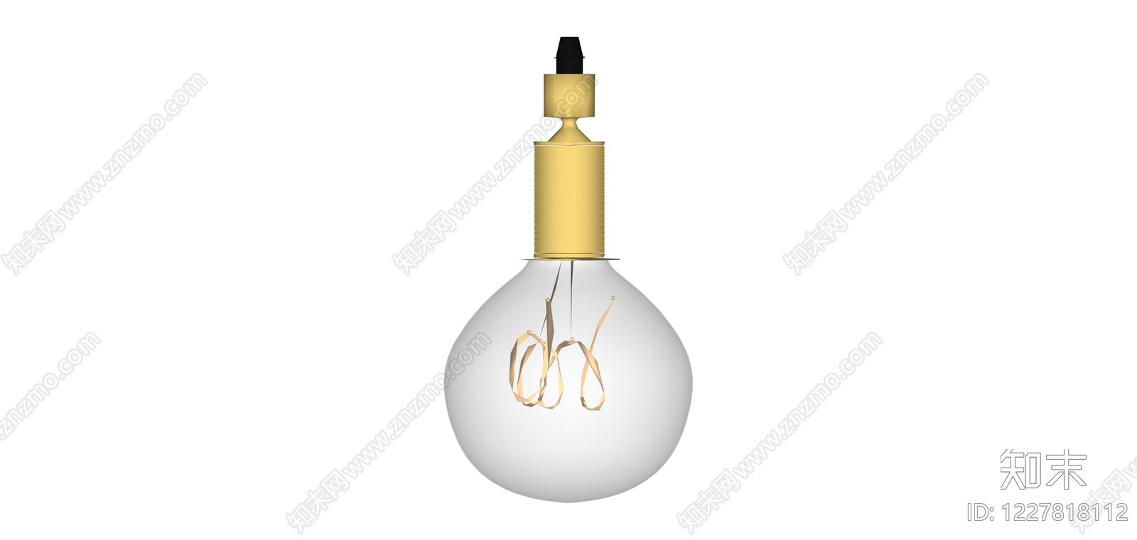 复古造型LED灯泡SU模型下载【ID:1227818112】