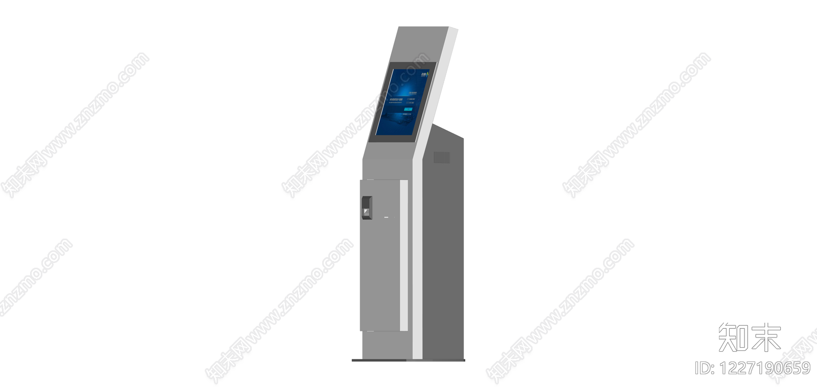 立式自助查询终端机SU模型下载【ID:1227190659】