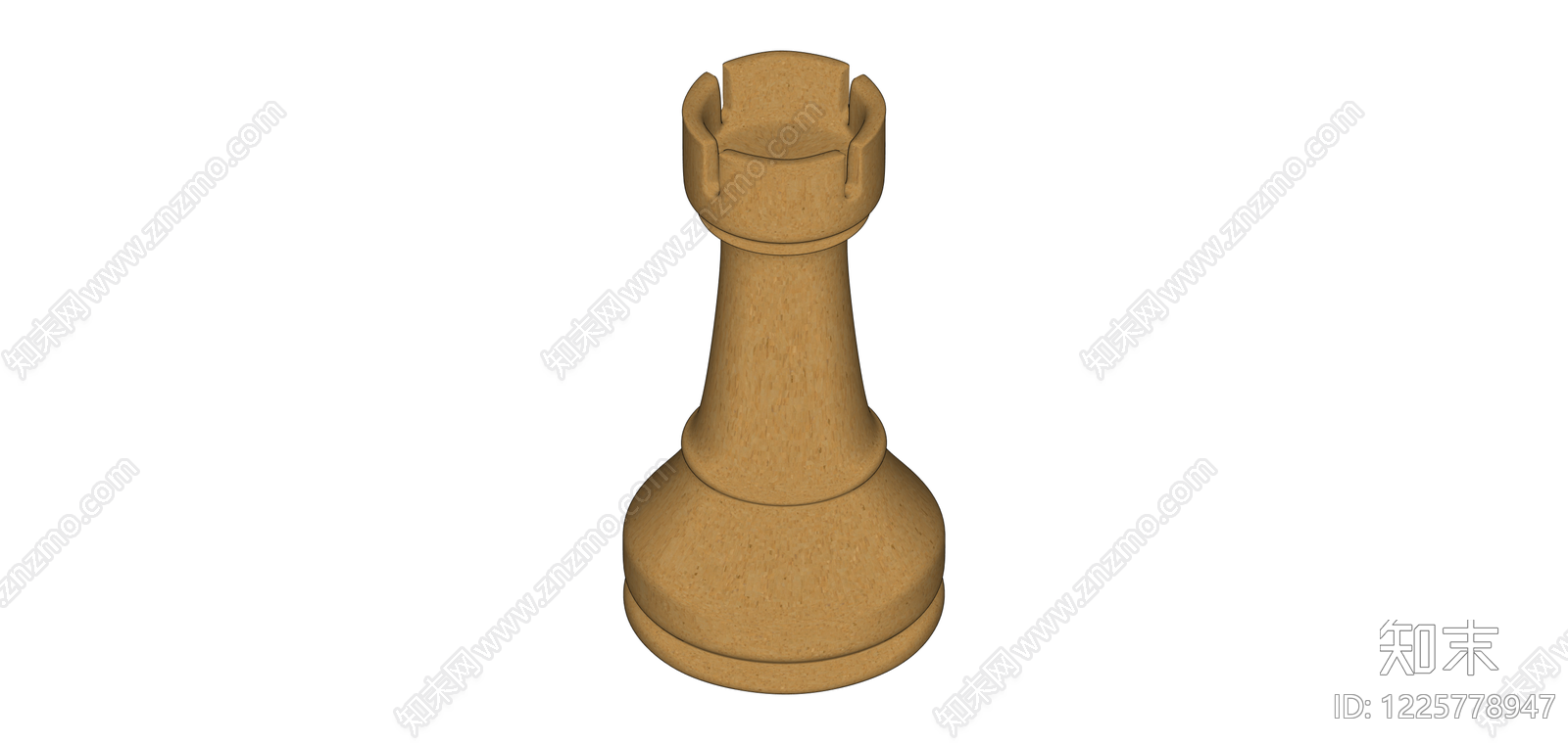 木质国际象棋车SU模型下载【ID:1225778947】