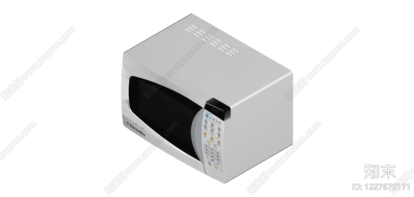 白色微波炉组件SU模型下载【ID:1227675171】