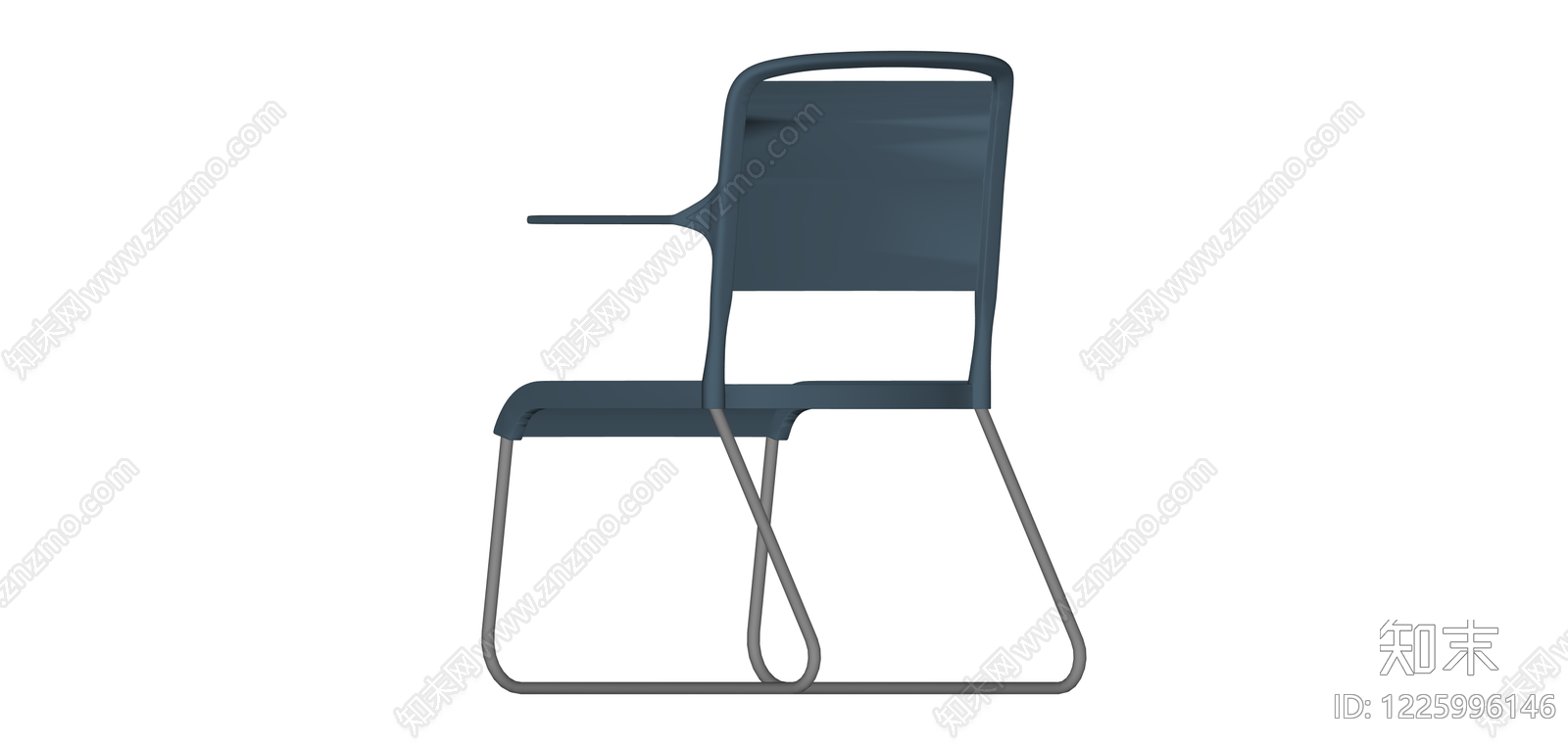 带写字板会议椅SU模型下载【ID:1225996146】