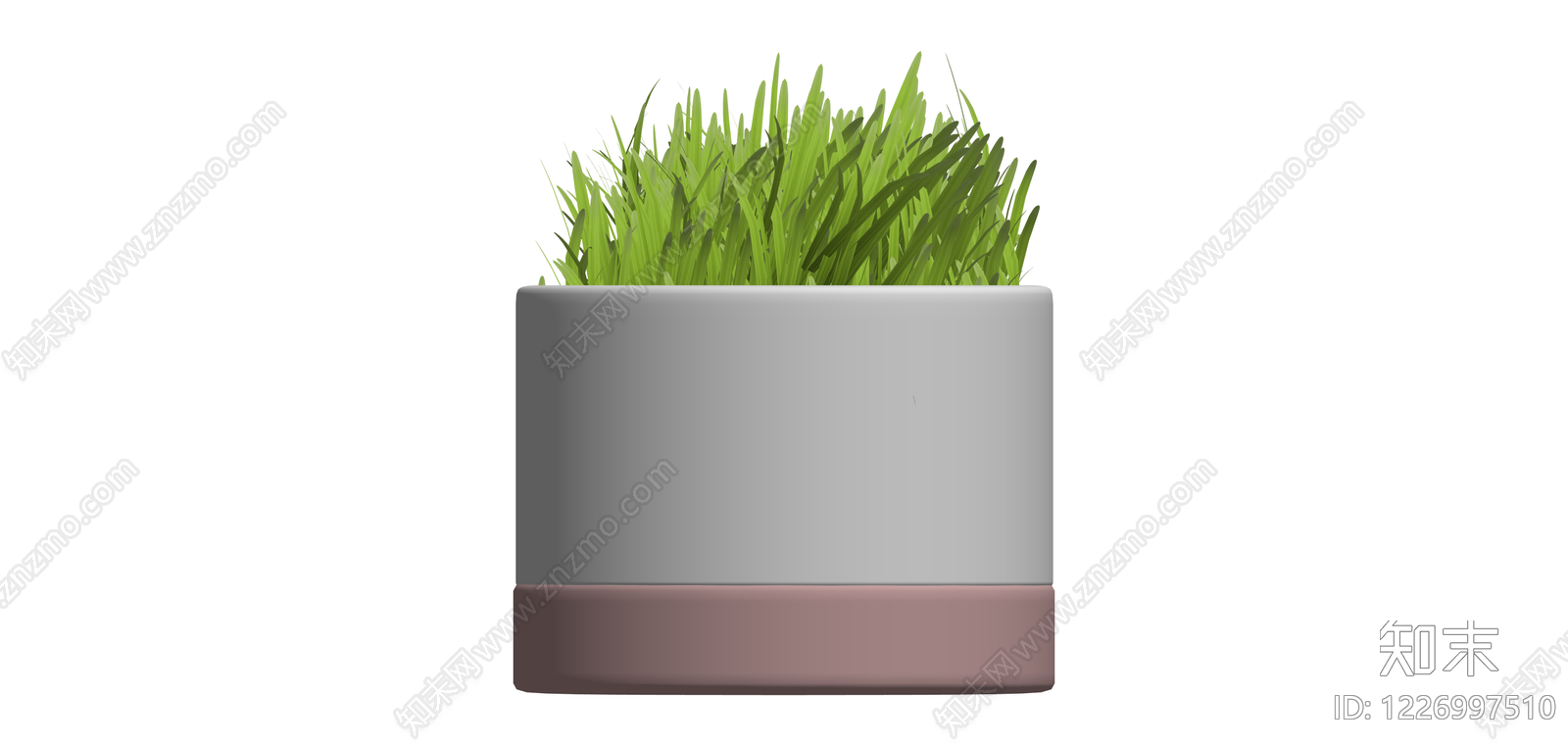 带盆绿植盆栽SU模型下载【ID:1226997510】
