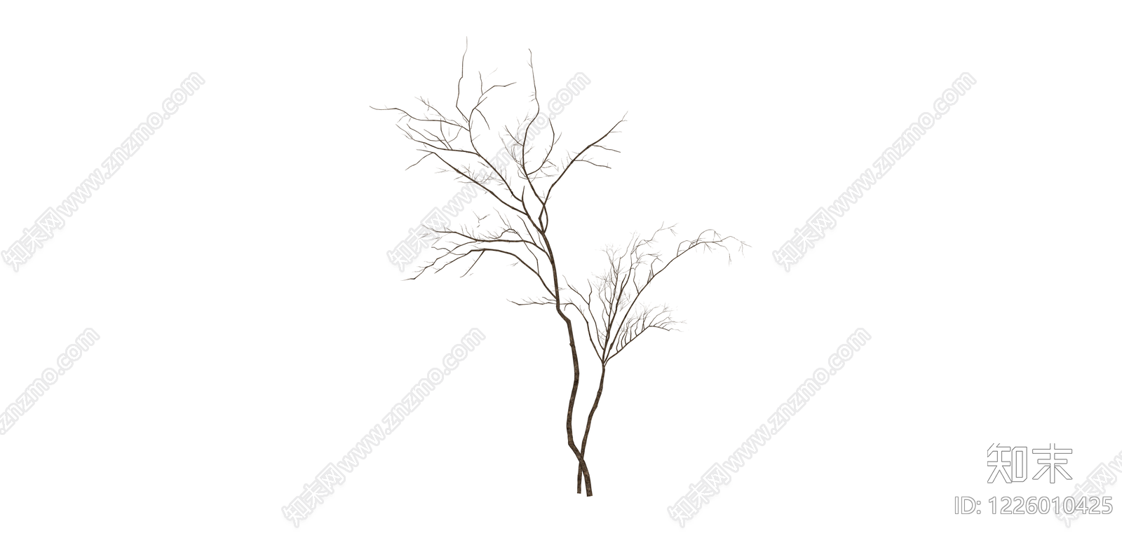 枯树枝干模型SU模型下载【ID:1226010425】