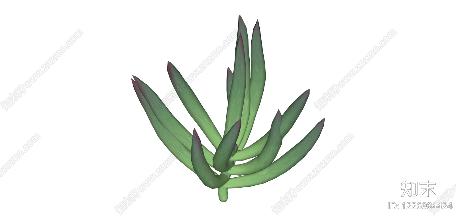 多肉植物组景SU模型下载【ID:1226984424】