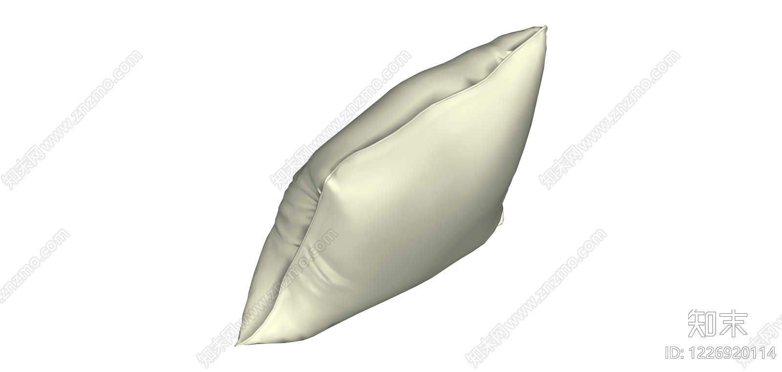 米色布艺软枕SU模型下载【ID:1226920114】
