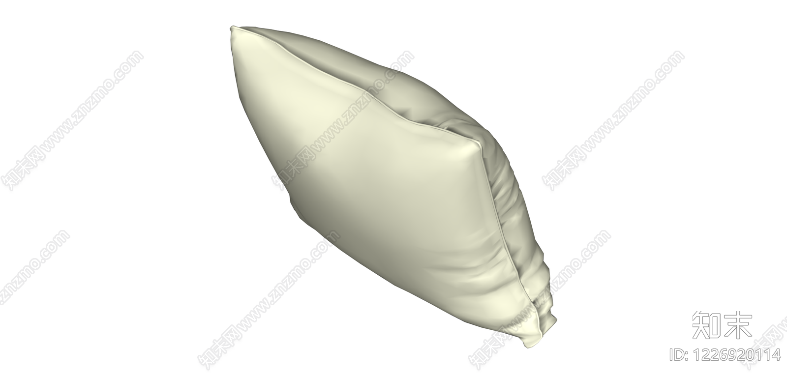 米色布艺软枕SU模型下载【ID:1226920114】