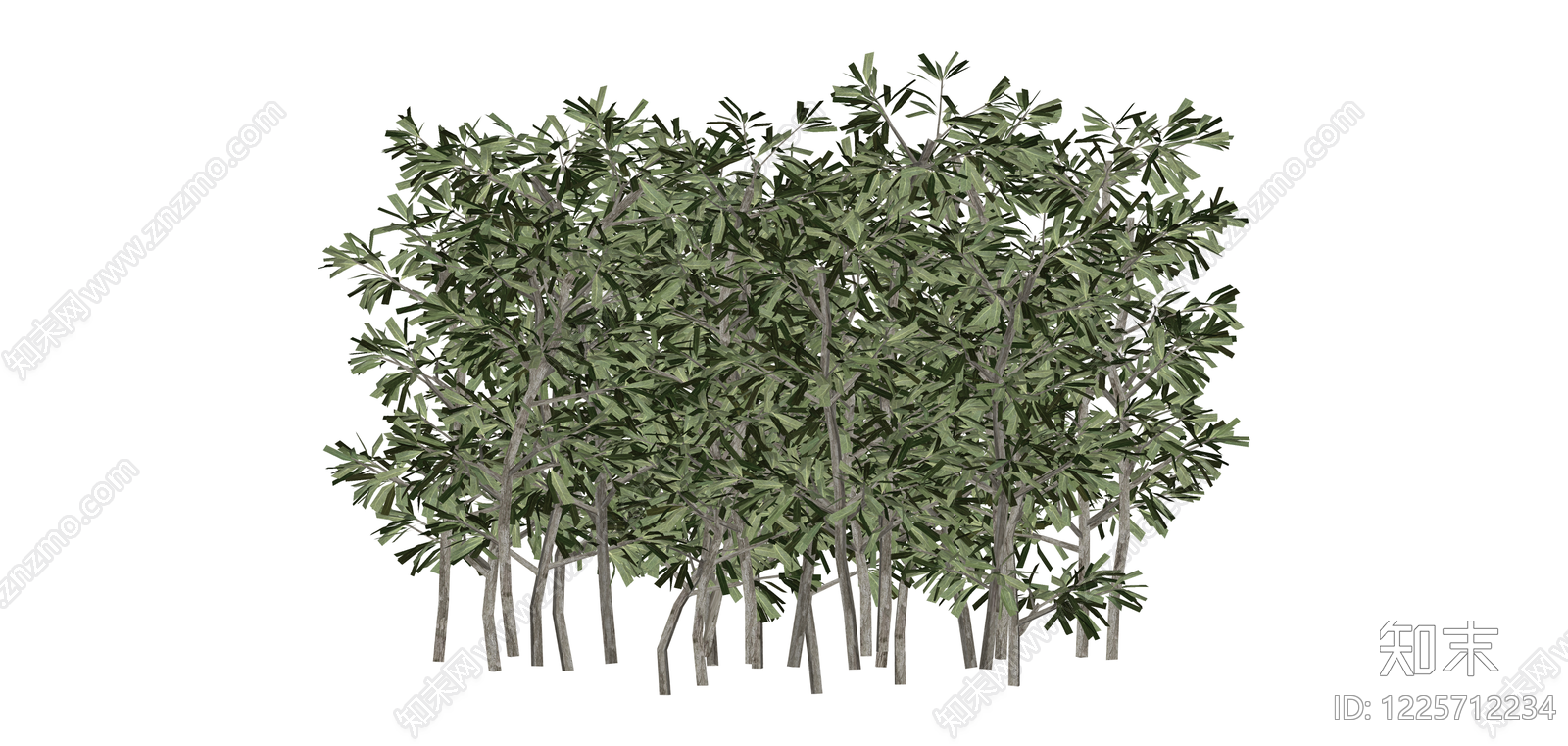 多株组合景观灌木SU模型下载【ID:1225712234】