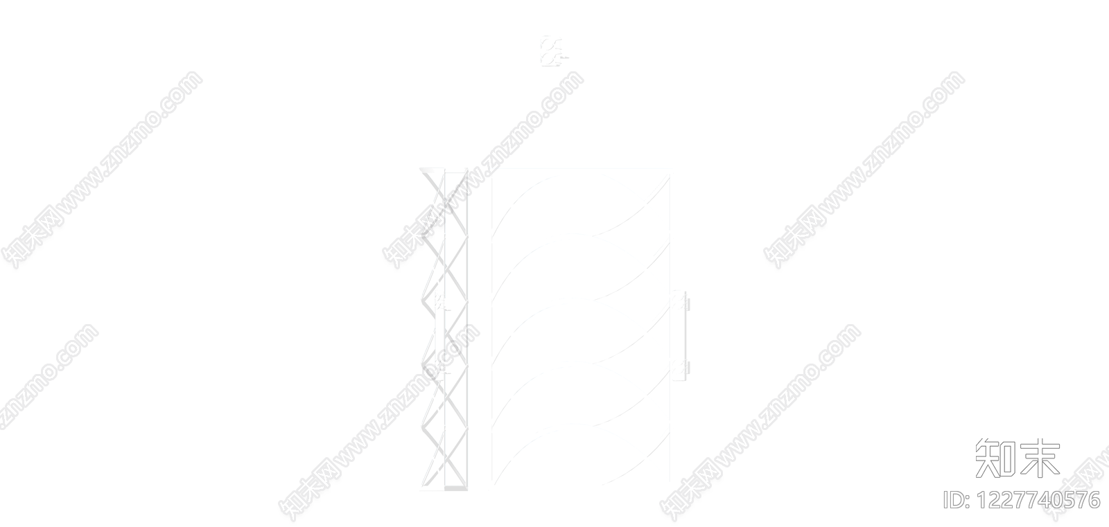 白色多层置物架SU模型下载【ID:1227740576】