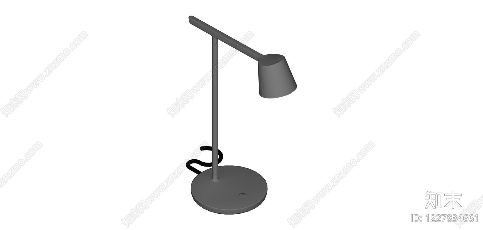 现代简约台灯SU模型下载【ID:1227834661】