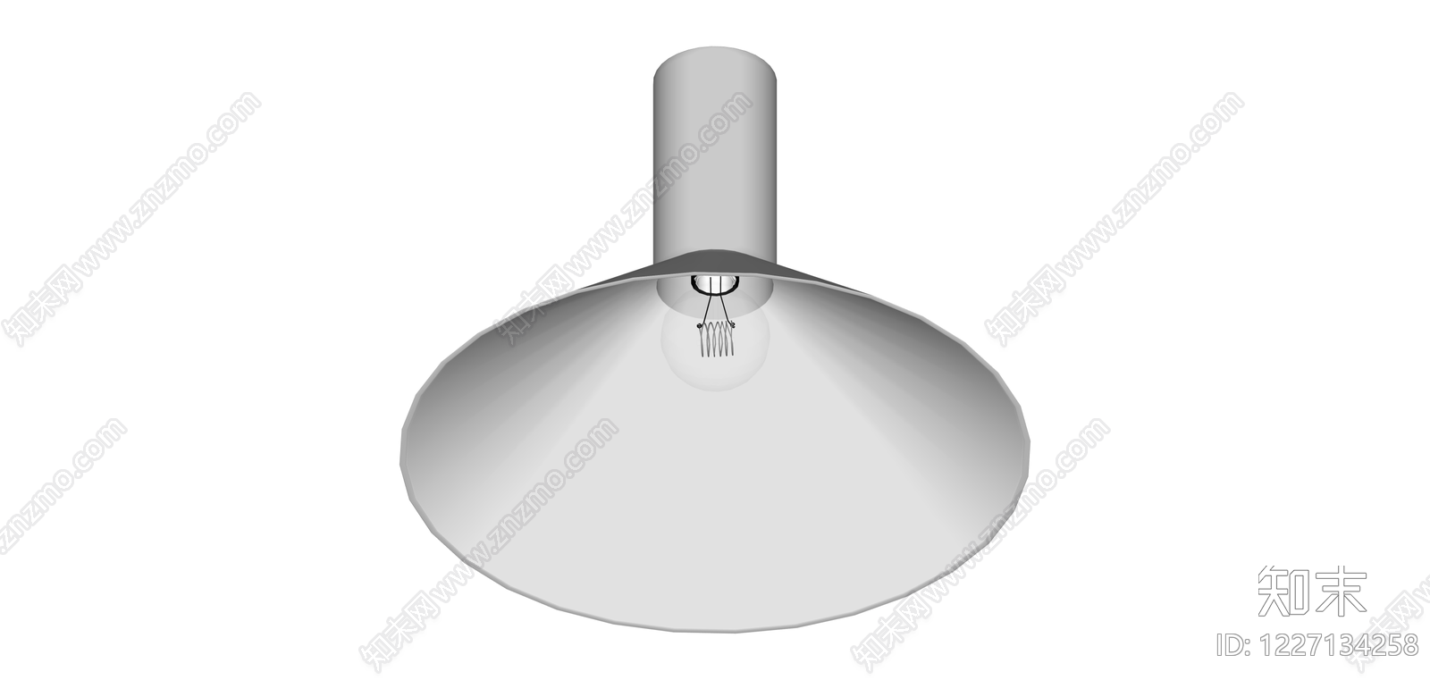 工业风吊灯灯具SU模型下载【ID:1227134258】
