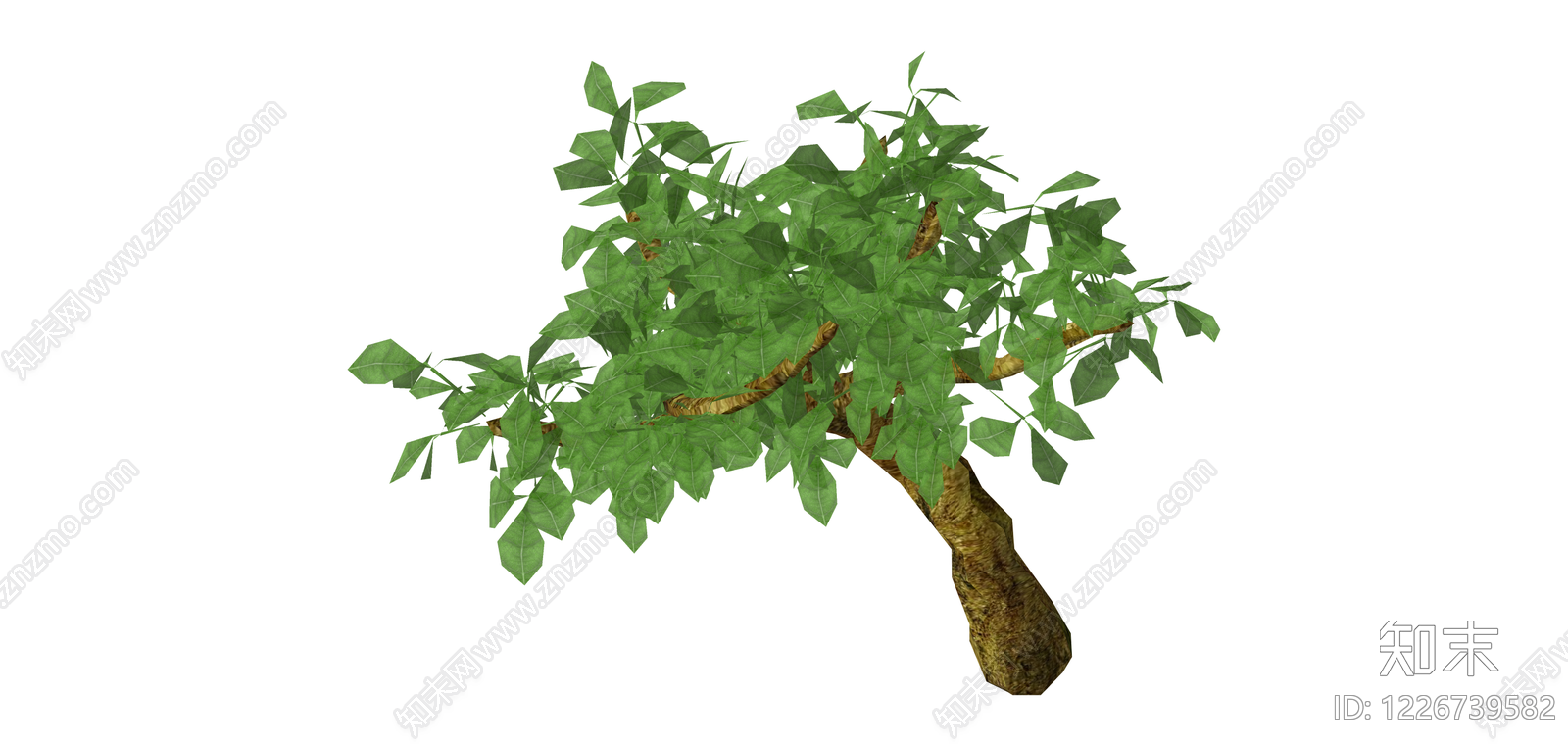造型景观树木SU模型下载【ID:1226739582】