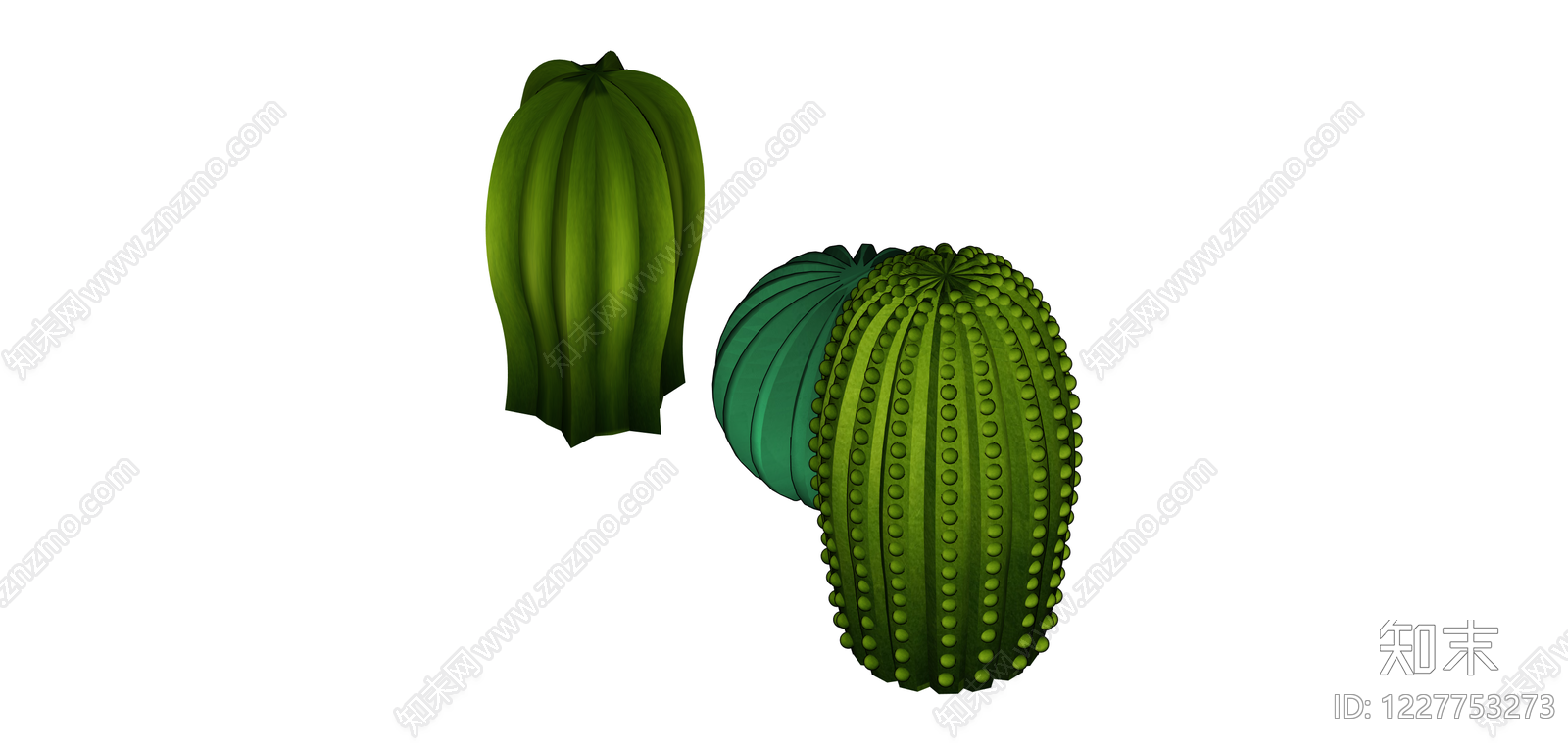三株组合仙人掌绿植SU模型下载【ID:1227753273】