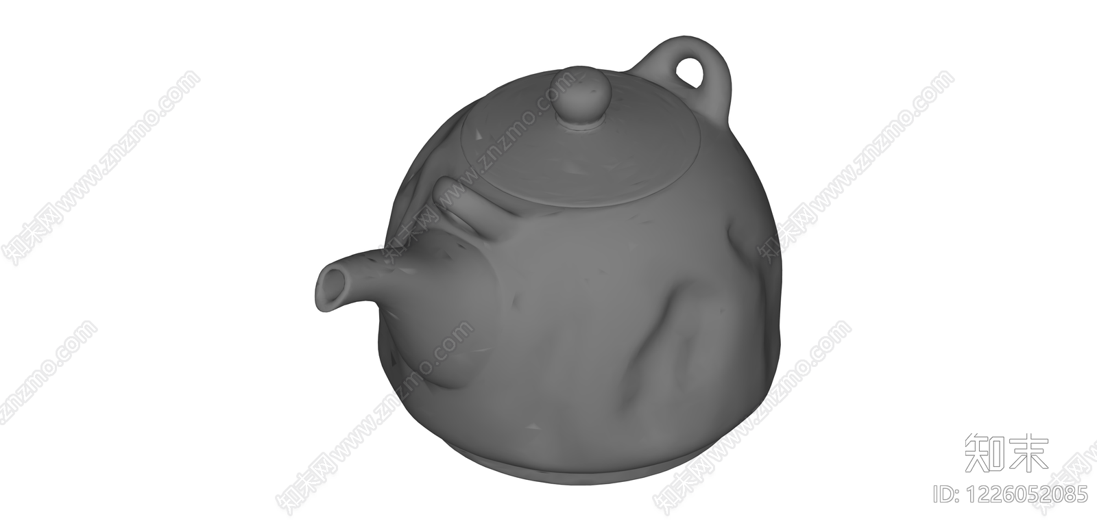 不规则造型茶壶SU模型下载【ID:1226052085】