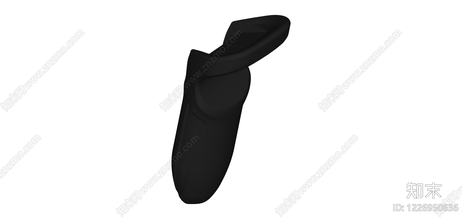 黑色手持扫描枪SU模型下载【ID:1226950636】