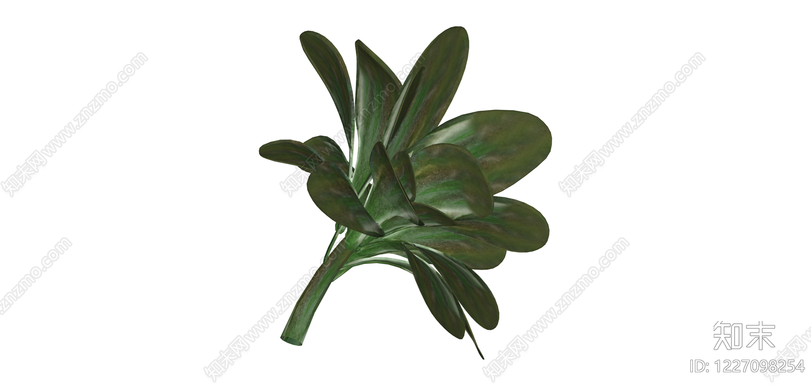 带盆绿植盆栽SU模型下载【ID:1227098254】