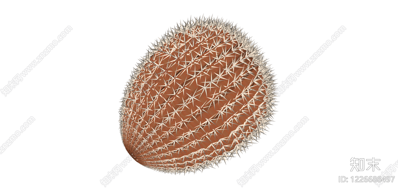 球状仙人掌模型SU模型下载【ID:1226688497】