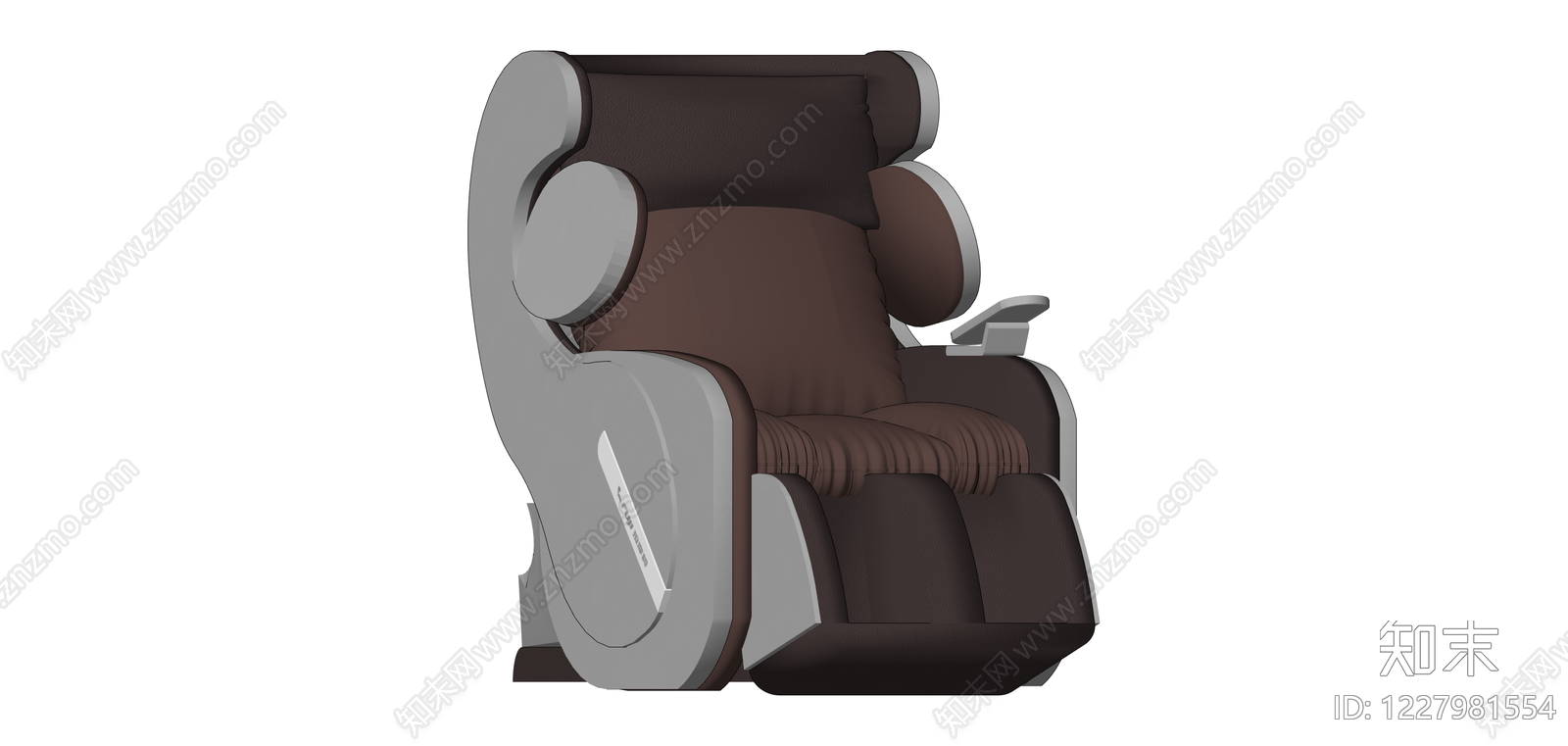 棕色按摩椅SU模型下载【ID:1227981554】