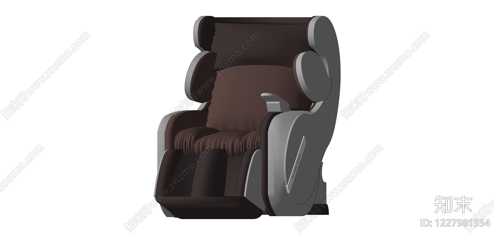 棕色按摩椅SU模型下载【ID:1227981554】
