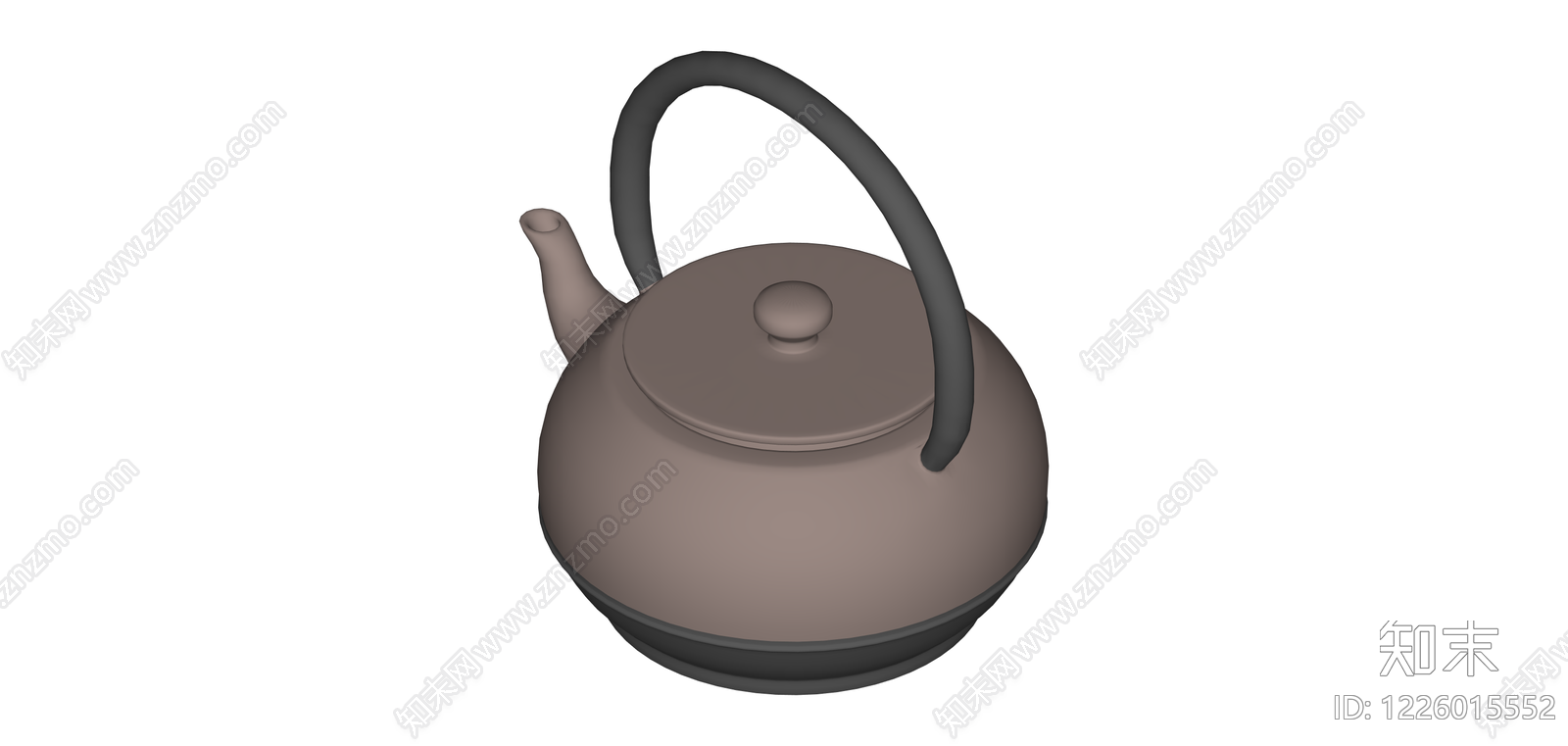 传统提梁烧水壶SU模型下载【ID:1226015552】