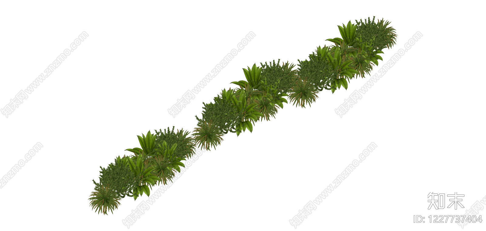 景观绿植组合带盆SU模型下载【ID:1227737404】