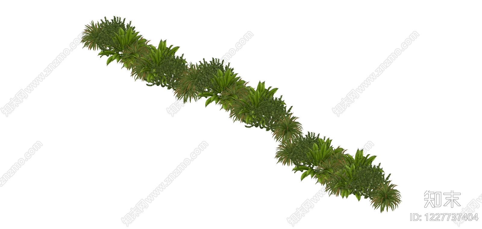 景观绿植组合带盆SU模型下载【ID:1227737404】