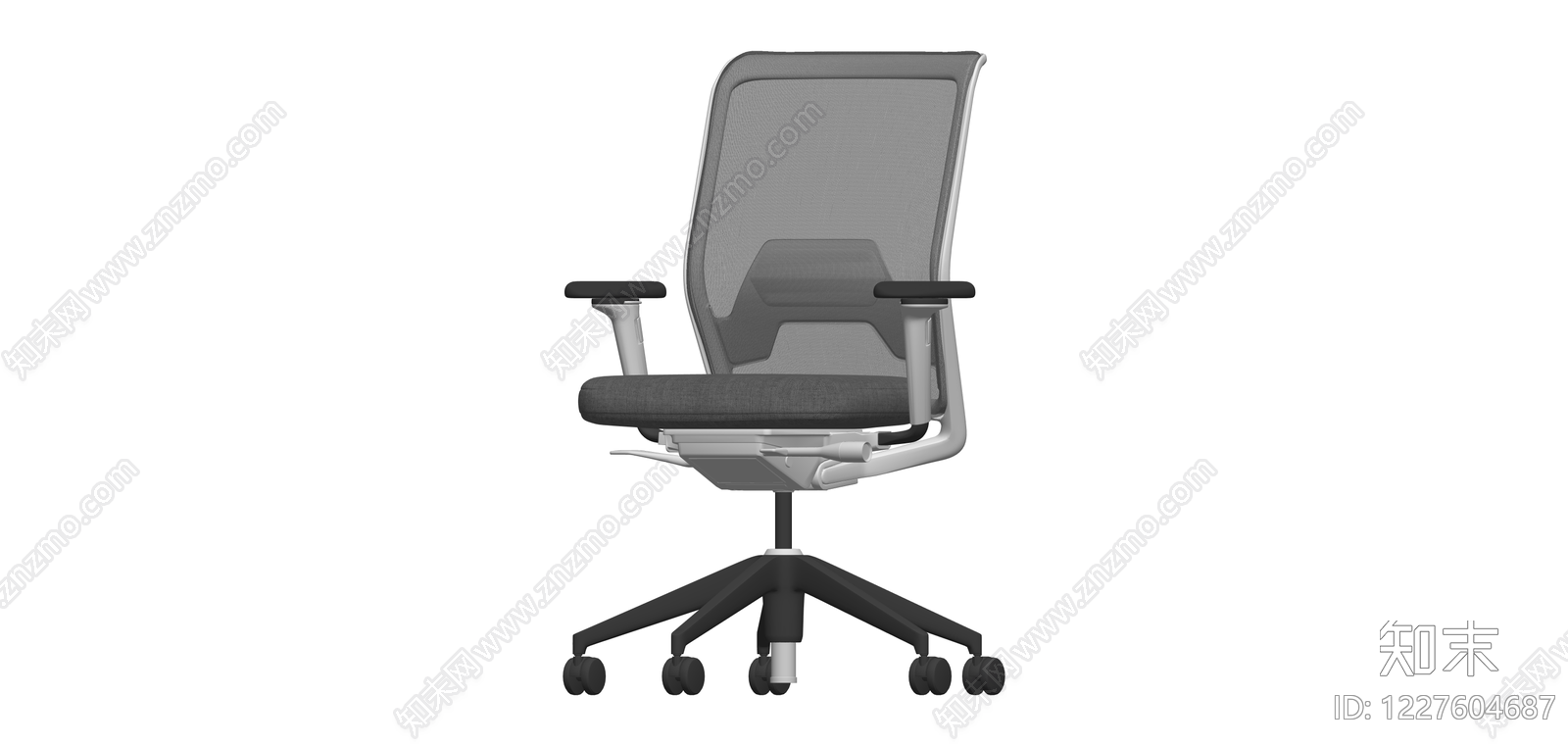网面办公椅SU模型下载【ID:1227604687】