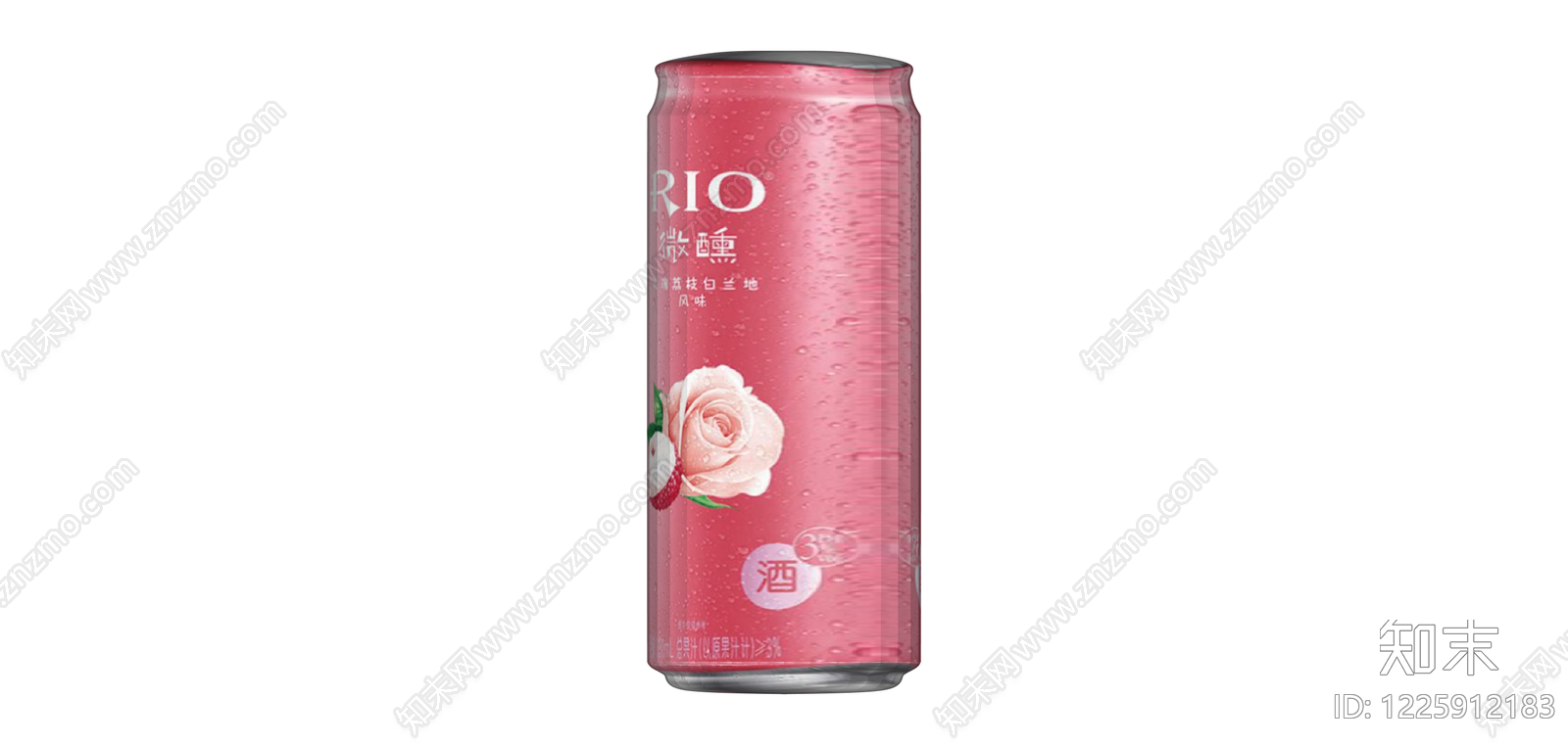 粉色RIO微醺易拉罐SU模型下载【ID:1225912183】