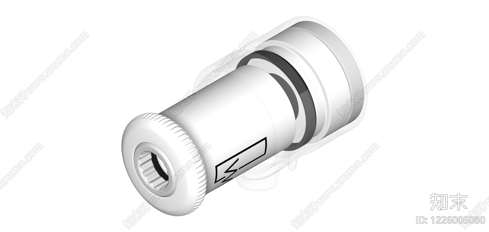 带透明外壳的电气连接器SU模型下载【ID:1226005080】
