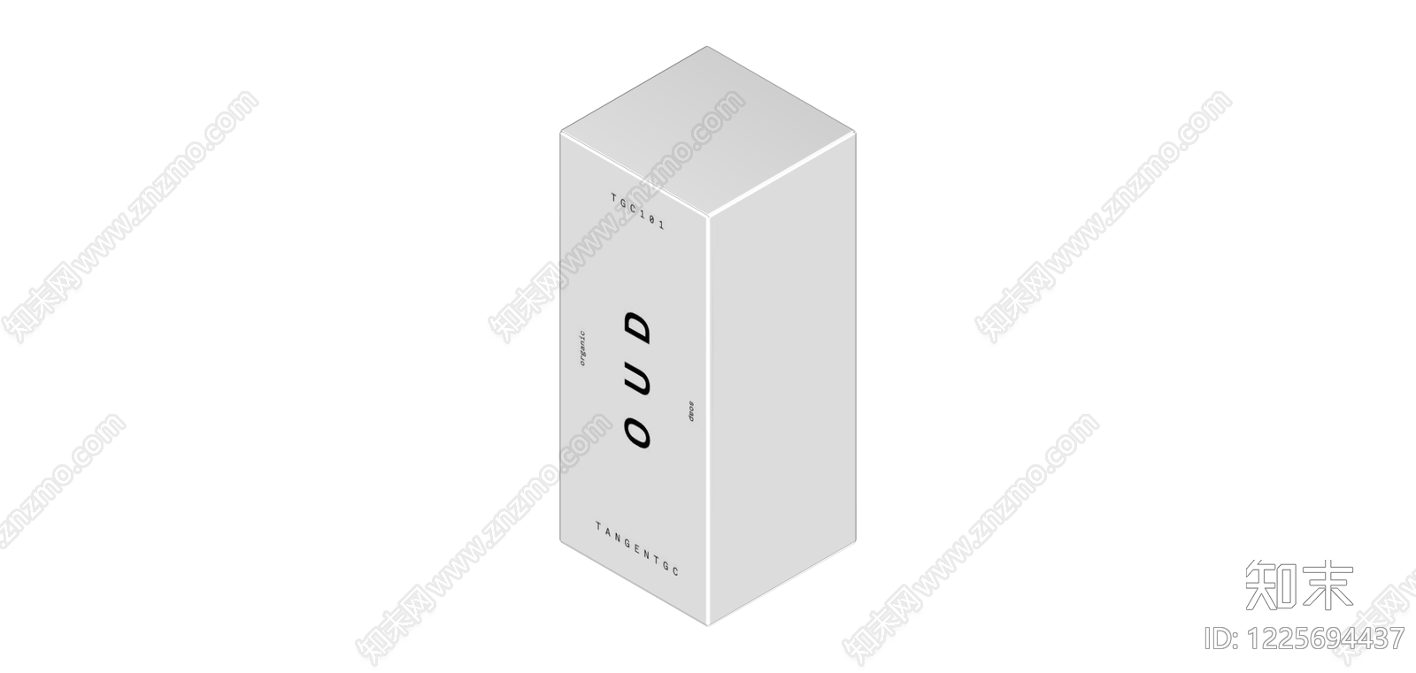 OUD香氛产品包装盒SU模型下载【ID:1225694437】