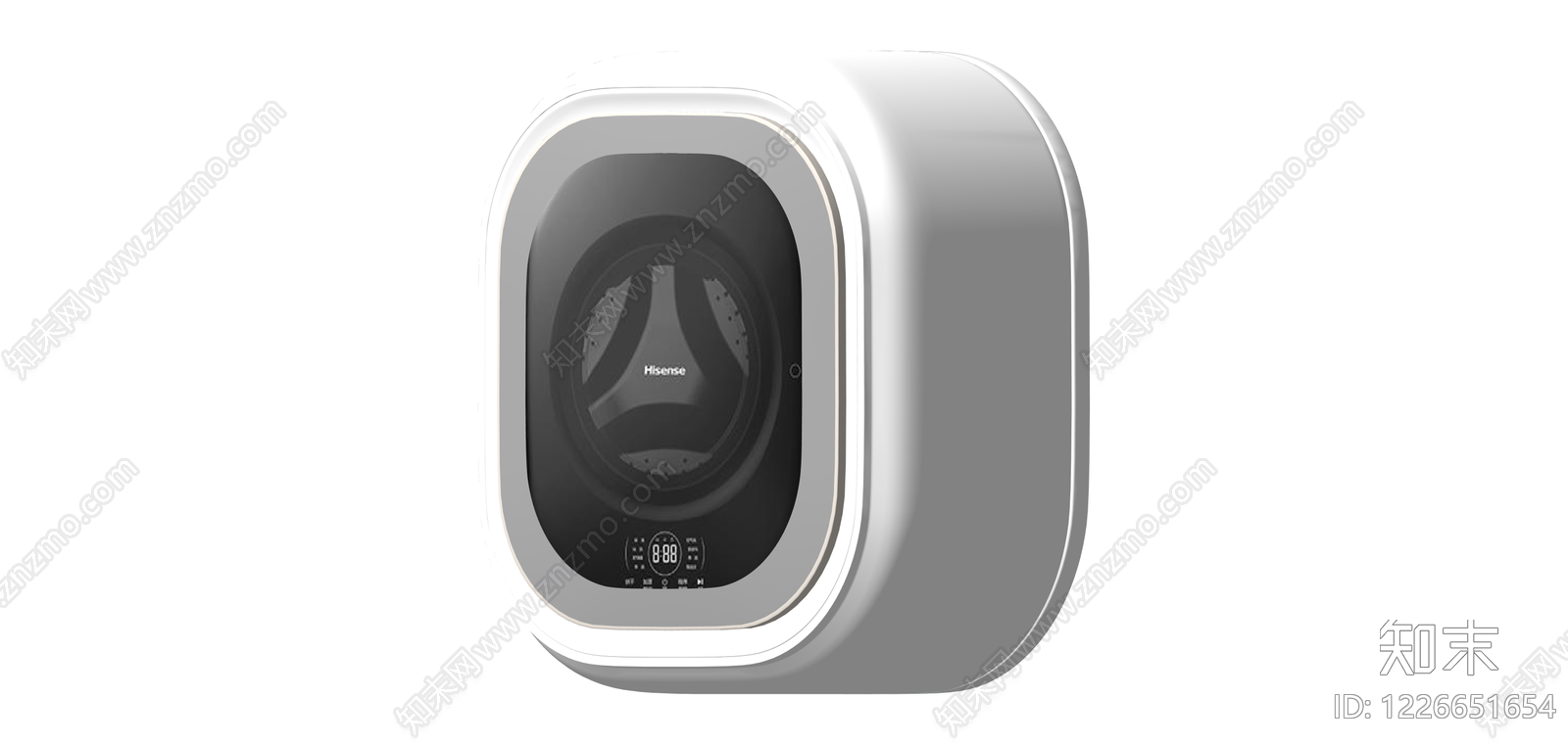 海信壁挂式洗衣机SU模型下载【ID:1226651654】