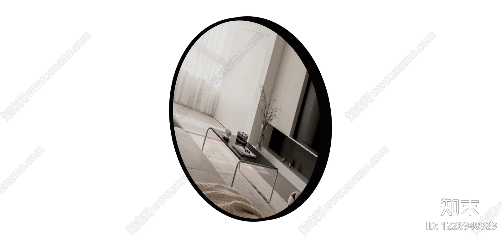 现代简约茶几SU模型下载【ID:1226948329】