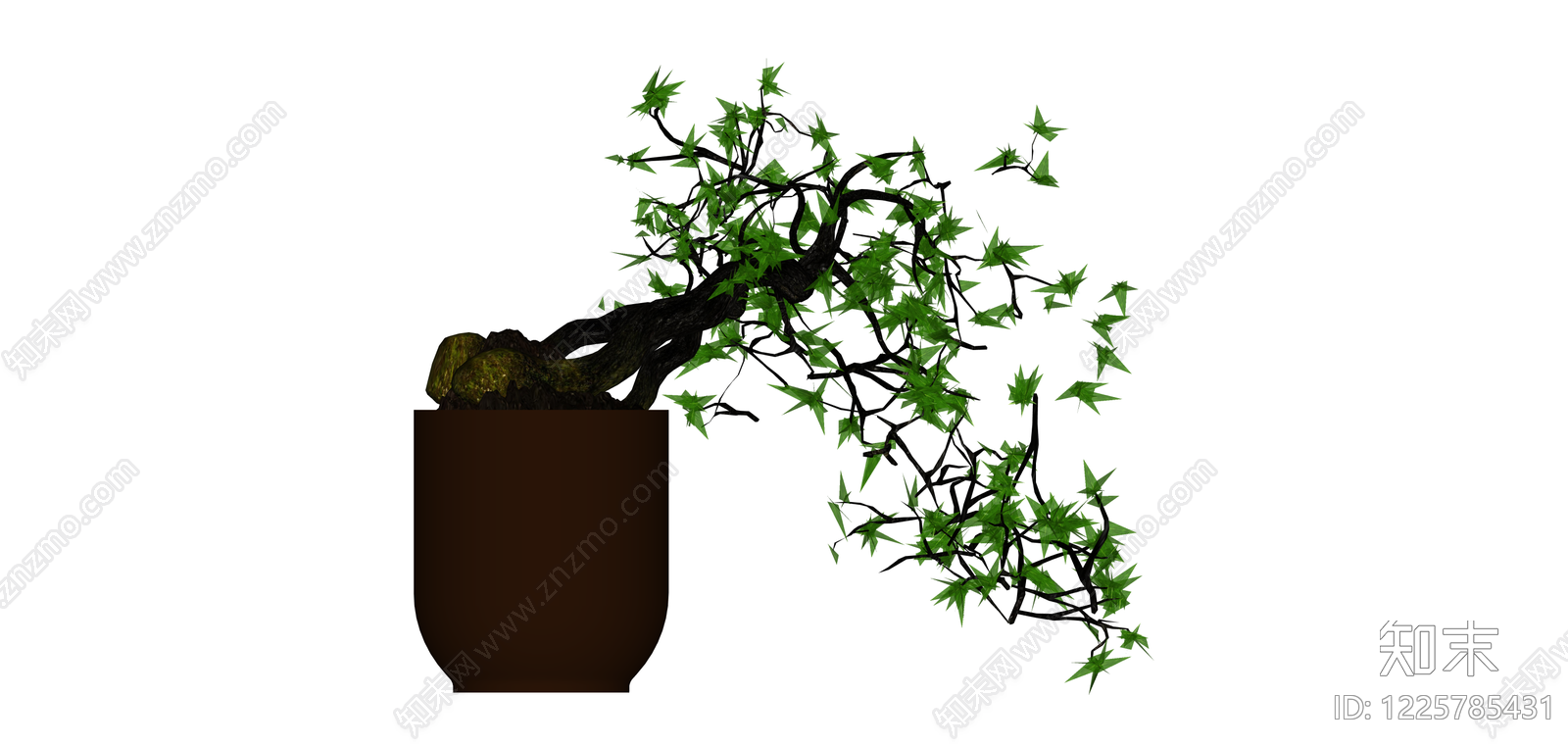 盆栽绿植模型SU模型下载【ID:1225785431】