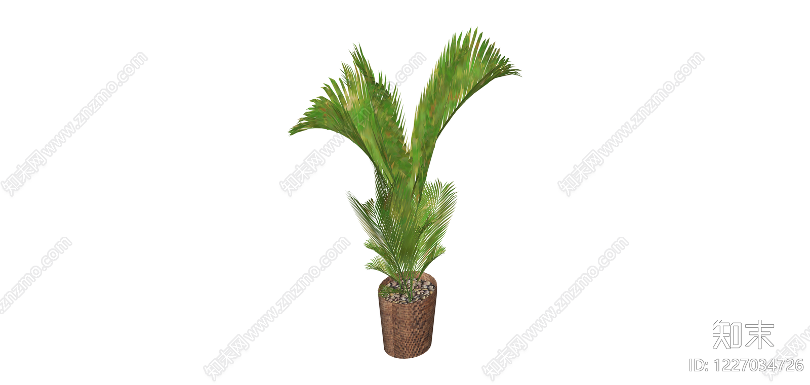 盆栽绿植模型SU模型下载【ID:1227034726】