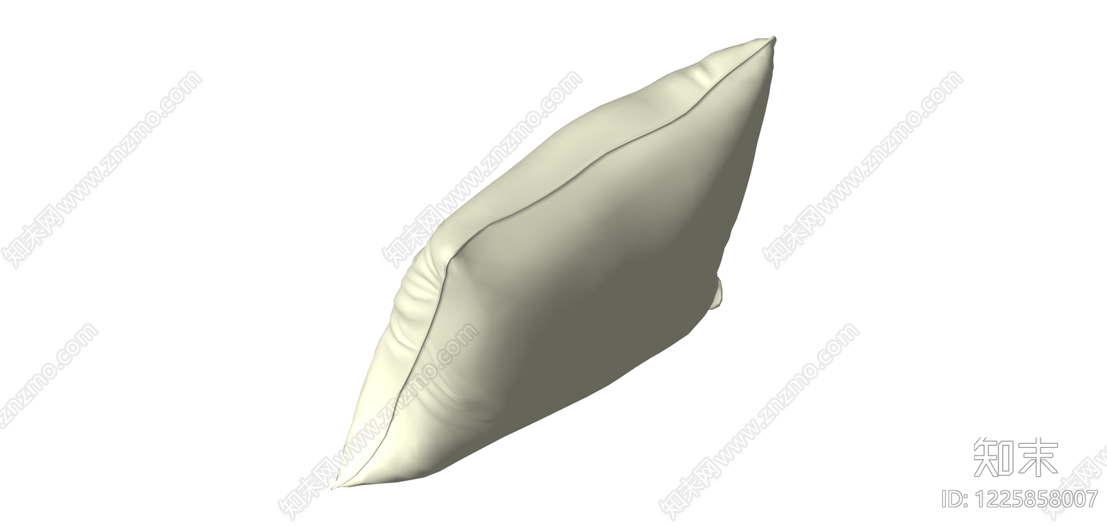 米色方形软枕SU模型下载【ID:1225858007】